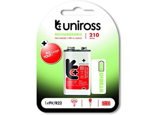 Uniross Rechargeable 9V Battery