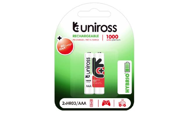 Uniross Rechargeable 900mAh AAA Battery