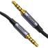 UGREEN AV183 3.5mm Male to 3.5mm Male 4-pole AUX Cable 1.5m - Black