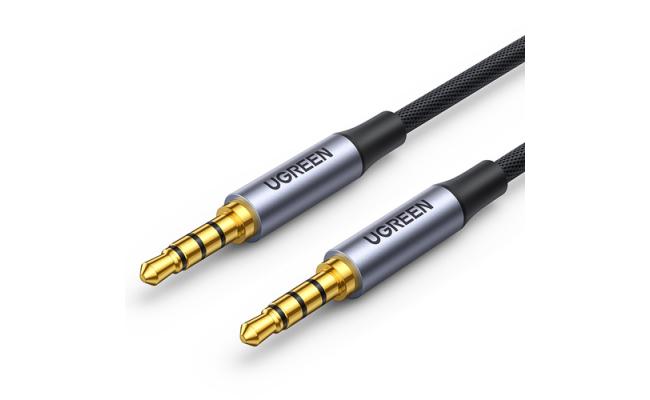UGREEN AV183 3.5mm Male to 3.5mm Male 4-pole AUX Cable 1.5m - Black