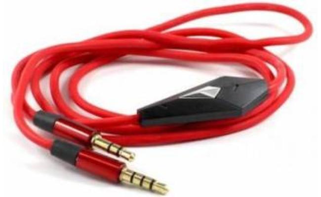 AUX CABLE 3.5 WITH MIC 2m