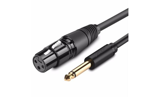 UGREEN AV131 6.35mm Jack to XLR Audio Cable Male to Female Audio Cable