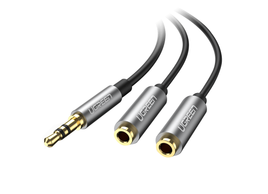 UGREEN AV141 3.5mm male to 2 female Headphone Audio Splitter Cable-B