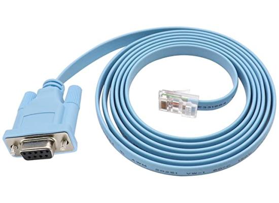 Compatible Rollover Console Cable - DB9 Female to RJ45 -1.5M
