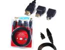 HDMI 3 IN 1 HDMI to MINI/MICRO HDMI Adapter Cable