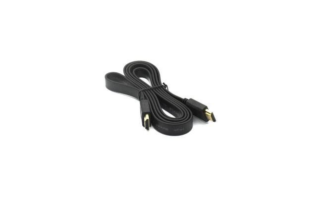 HAING HI-0103-HDF Flat HDMI V1.4 Cable High Speed + Ethernet Gold 3d HD HDTV Lead 3M