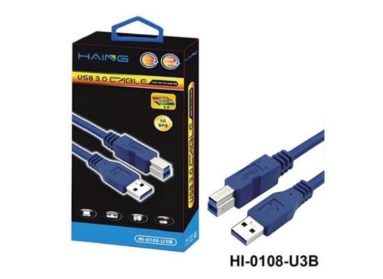 HAING HI-0108-U3B USB 3.0 Printer Cable 5Gbps -1.5M