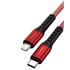 HAING HI041CL Type-C to Lighting 20W Metal Braided Data Cable 1.2M