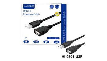 HAING HI-0301-U2F USB 2.0 Extension Cable 3M