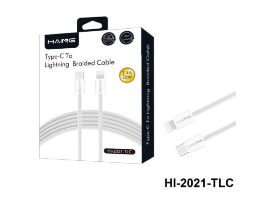 HAING HI-2021-TLC Type-C to Lightning Braided Cable 1.2M 20W 