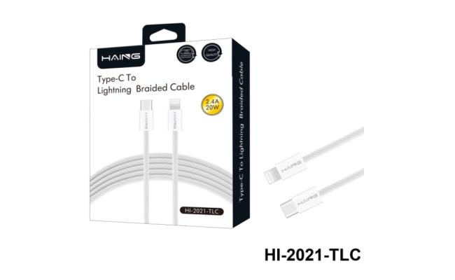 HAING HI-2021-TLC Type-C to Lightning Braided Cable 1.2M 20W