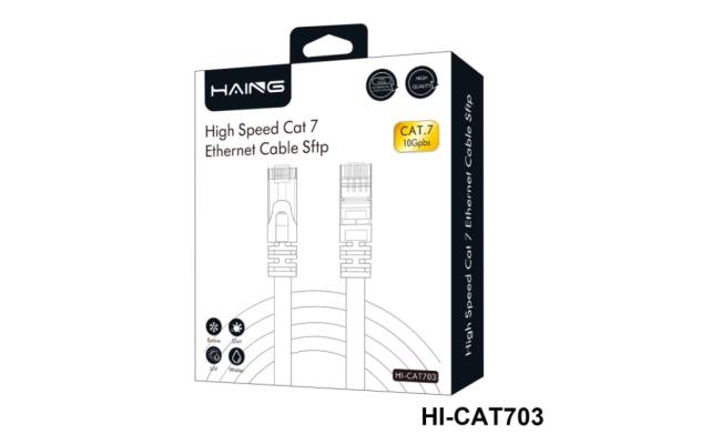 HAING HI-CAT703-5M High Speed 10 Gbps SFTP CAT7 Ethernet Cable 5M