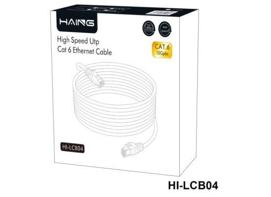 HAING HI-LCB04-15M Cat 6 26 AWG 10/100/1000 1 Gbps Ethernet Cable 15M