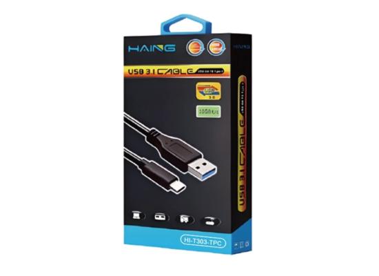 HAING HI-T303-TPC-M Type C OTG To USB Male Cable