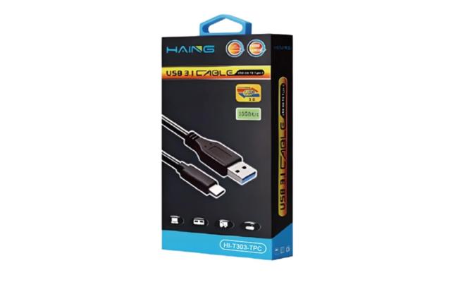 HAING HI-T303-TPC-M Type C OTG To USB Male Cable