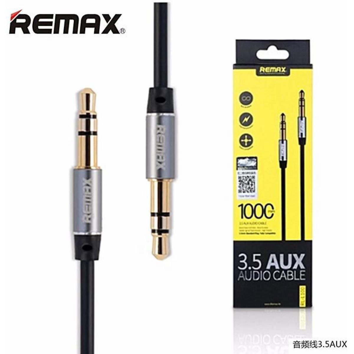 Remax RM-L100 3.5mm Copper alloy body & TPE material Aux Audio Cable