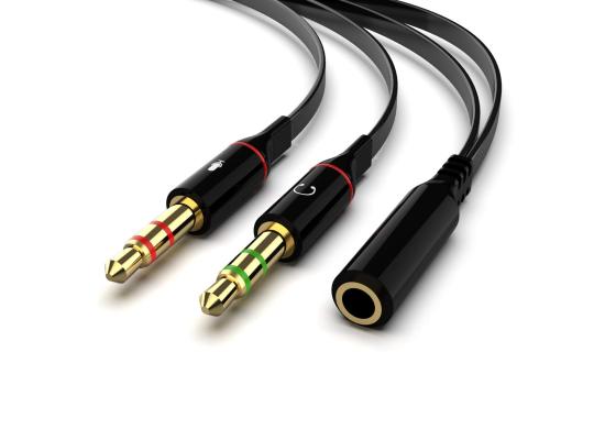 CABLE AUX 2 FMAIL TO 1 MAIL-20CM