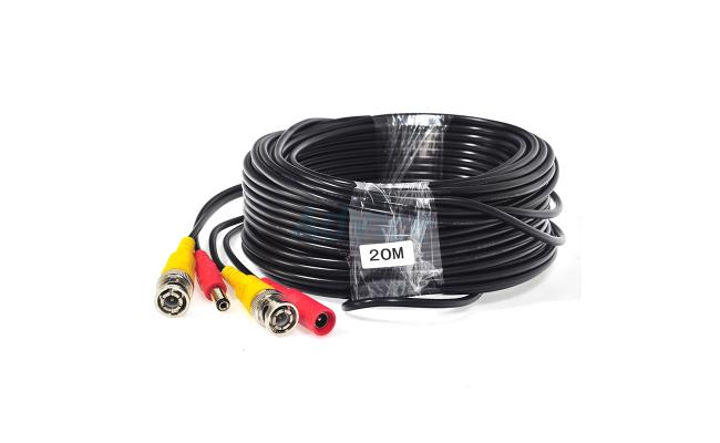 Coaxial Cable 20M With Power+ BNC
