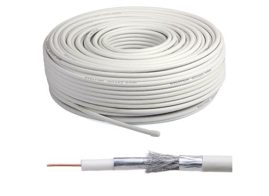 Coaxial RG59 Cable Black 300m without Power Cable