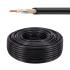 Coaxial RG58 Cable 200m with Power- Black