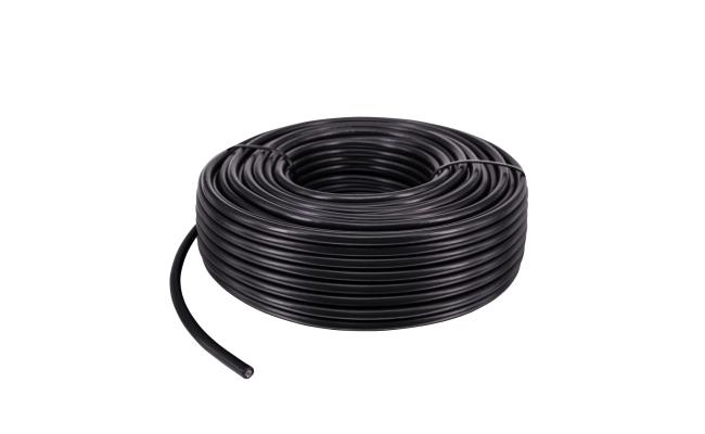 Coaxial RG58 Cable 200m with Power- Black