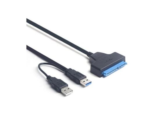USB3.0 to SATA III 22pin Converter for 2.5" HDD/SSD with USB Charging Cable