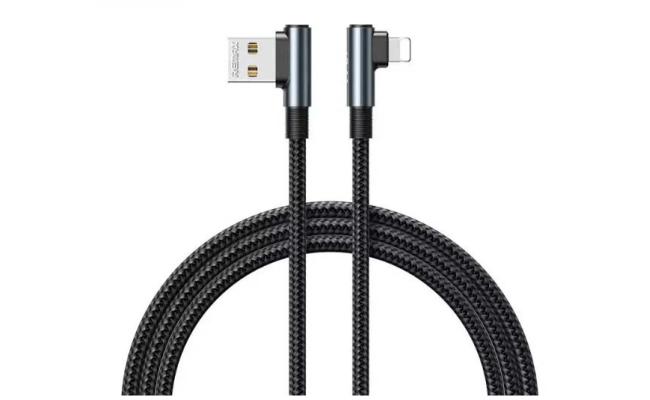 Remax RC-C002 Ranger II Series 20W Braided Aluminum Gaming USB to Type-C Cable with 90 Elbow