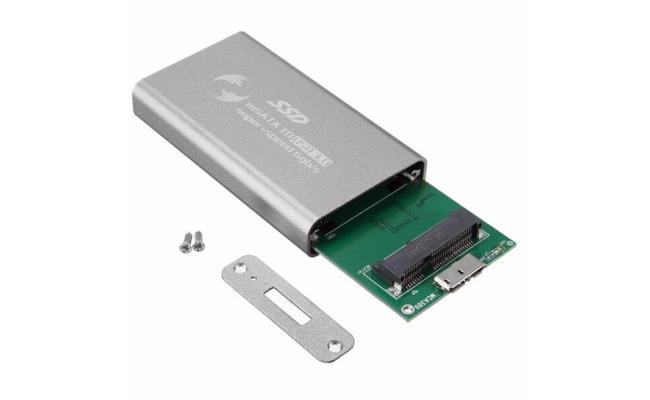 USB 3.0 to mSATA SSD Hard Disk Box Converter Adapter Enclosure External Case