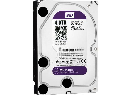 Western Digital Purple  WD42PURZ 4TB 3.5 Inch SATA 5400RPM Surveillance HDD