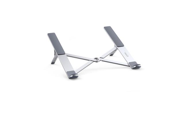 UGREEN 40289 Adjustable Laptop Stand 17.3" Aluminum Compact and Foldable Holder-Silver