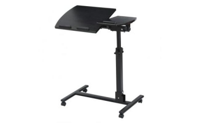 Adjustable Laptop Table Stand With Wheels