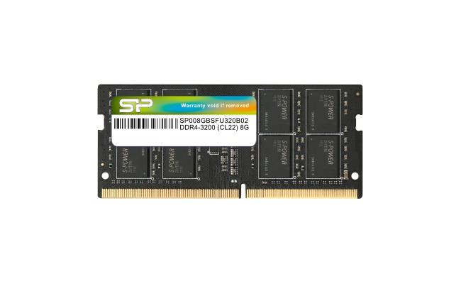 Silicon Power 8GB DDR4 SODIMM-3200 MHz For Laptop