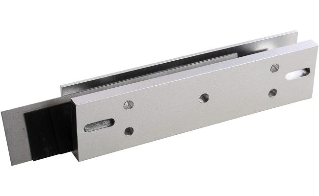 Aluminum Alloy U Shape 280kg Magnetic Lock Bracket Clamp for Glass Door