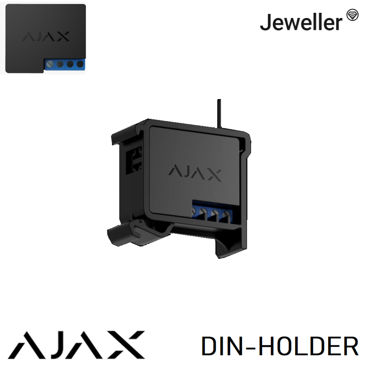 Ajax DIN Holder -Black