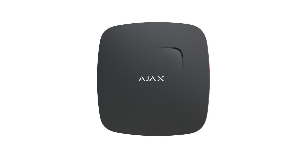 AJAX Fire Protect Wireless smoke and heat detector- Black ...