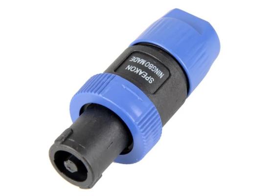 NL4FC Speakon Blue 4 Pin Male Plug Compatible with Audio Cable Connectors