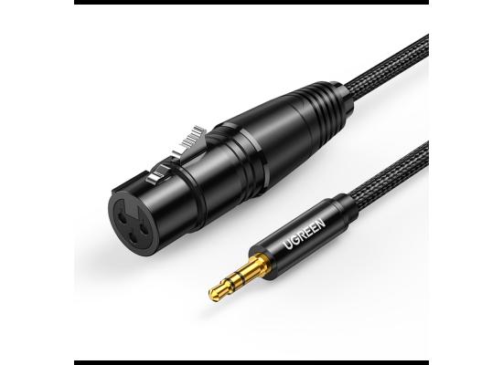 UGREEN AV182 3.5mm Three-Pole Male to XLR Female Audio Cable- 2M 