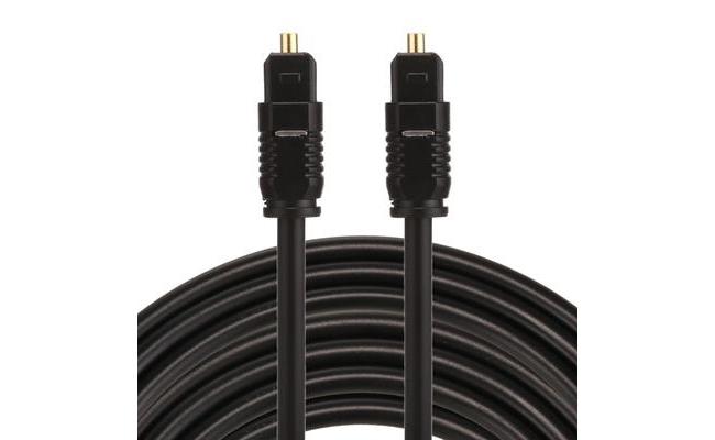 Fiber Optical Digital Audio Cable Gold OD4.0mm for CD TV DVD Gold Plated-3M