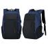 S003 15.6" USB Casual Business Laptop Backpack -Navy