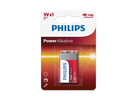 Philips 6LR61P1B/97 Power Alkaline Batteries 9V 1 pc/pack