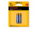 Kodak Max Super Alkaline AAA Batteries Pack Of 2