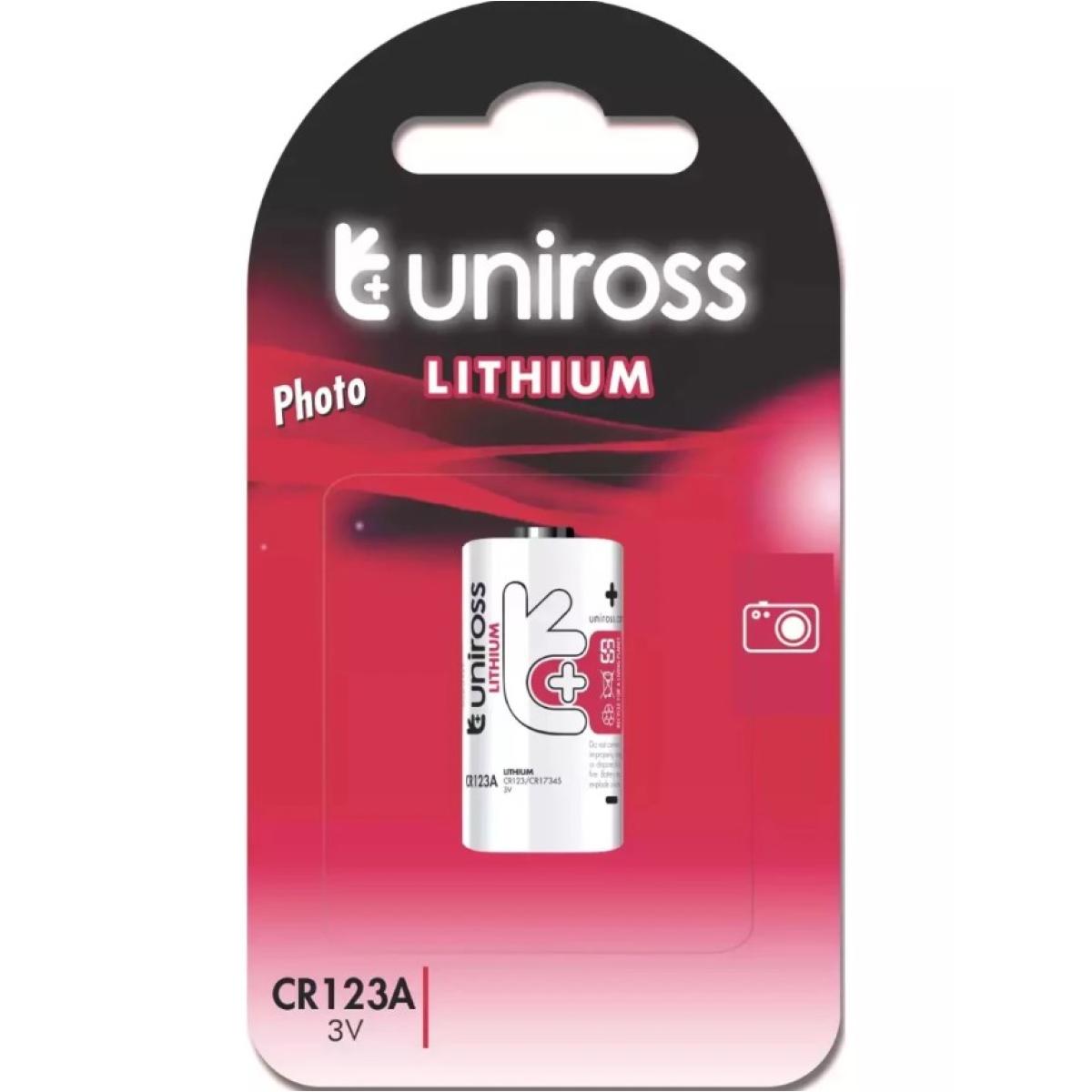 Uniross CR123A 3V Industrial Lithium Battery