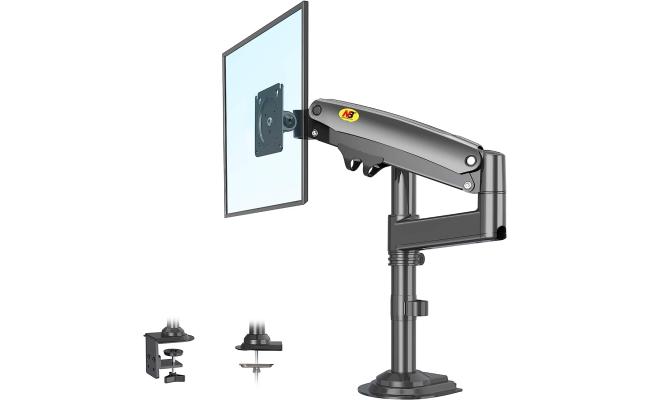 NB North Bayou H100 22" to 35" Adjustable Universal Monitor Arm Gas-Spring Desk Mount