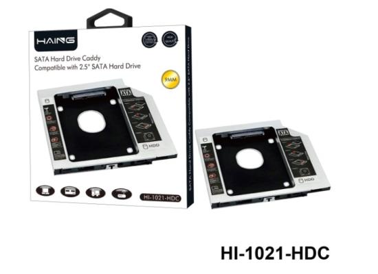 HAING HI-1021-HDC SATA Hard Drive Caddy Compatible with 2.5" SATA Hard Drive 9MM