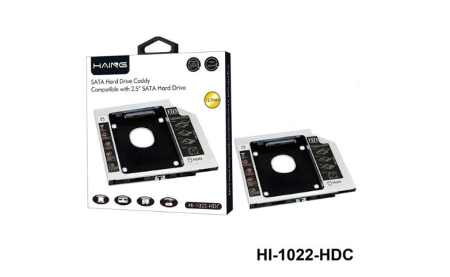 HAING HI-1022-HDC SATA Hard Drive Caddy Compatible with 2.5" SATA Hard Drive 12.7MM