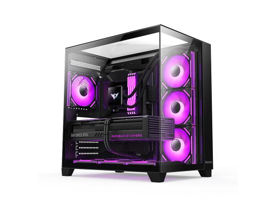 Huntkey VS970 Skyfall Full View Gaming Case -Black