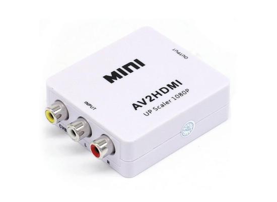 Mini Size 1080p AVHDMI2 AV to HDMI Converter