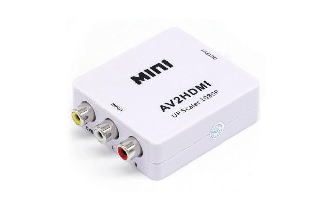 Mini Size 1080p AVHDMI2 AV to HDMI Converter