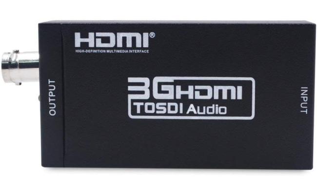 HDMI to SDI Converter Adapter Support 1080P for Camera Home Theater