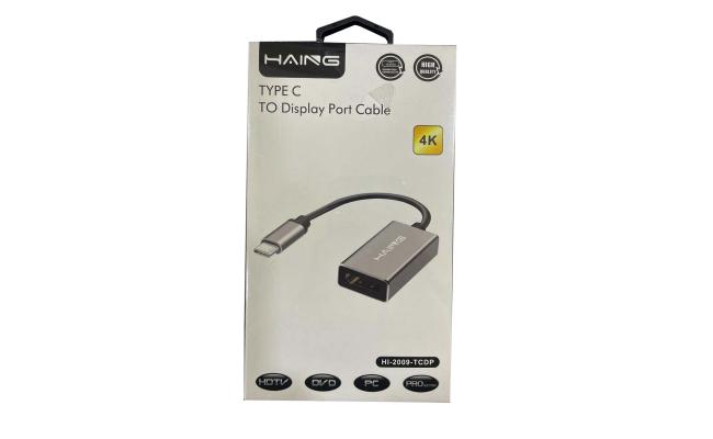 HAING HI-2009-TCDP Type-C to Display Port Cable Adapter 4K